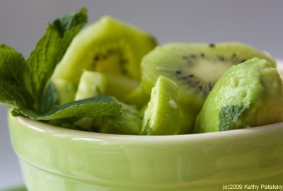 spring green fruit salad