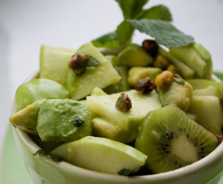 spring green fruit salad