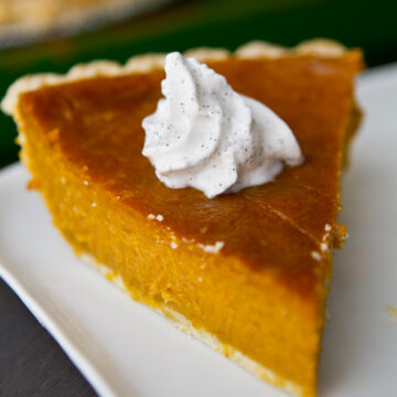 four ingredient pumpkin pie