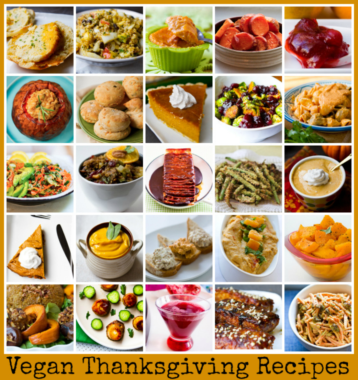 Vegan Thanksgiving Recipes. Mega Recipe Round up