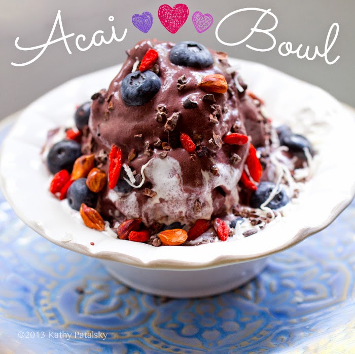 Bol de baies d'Açai à la noix de coco