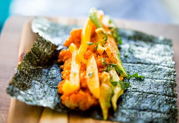 Golden Avocado Sushi Roll + Creative Vegan Sushi 101