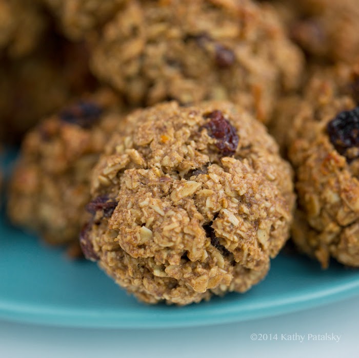 oatmeal cookies up close