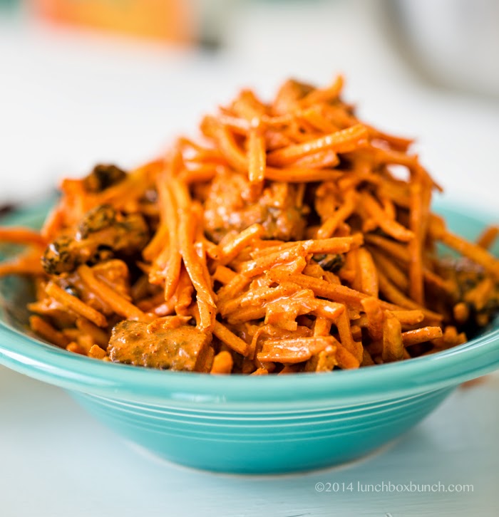 curried turmeric carrot slaw salad