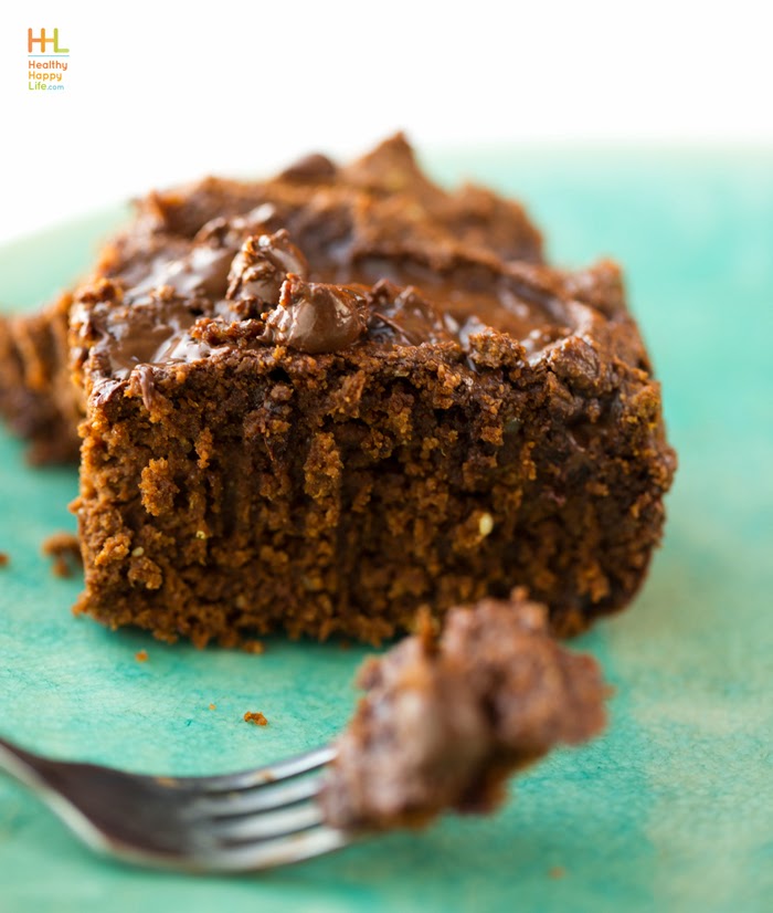 Healthy Pumpkin Chocolate Chip Oatmeal Snack Cake | Amy's Healthy Baking