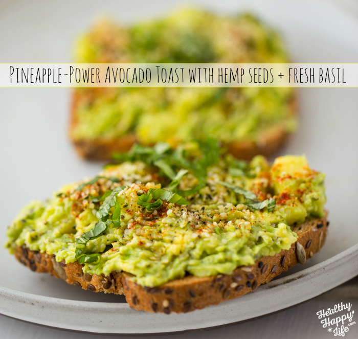 Pineapple Power Avocado Toast