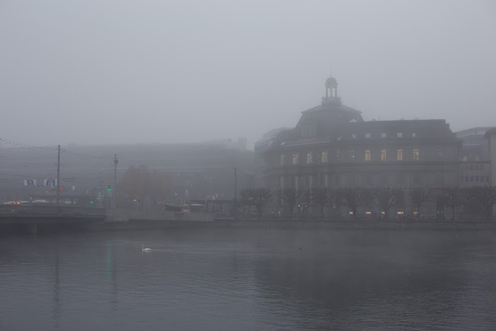 so misty and magical on lake lucerne