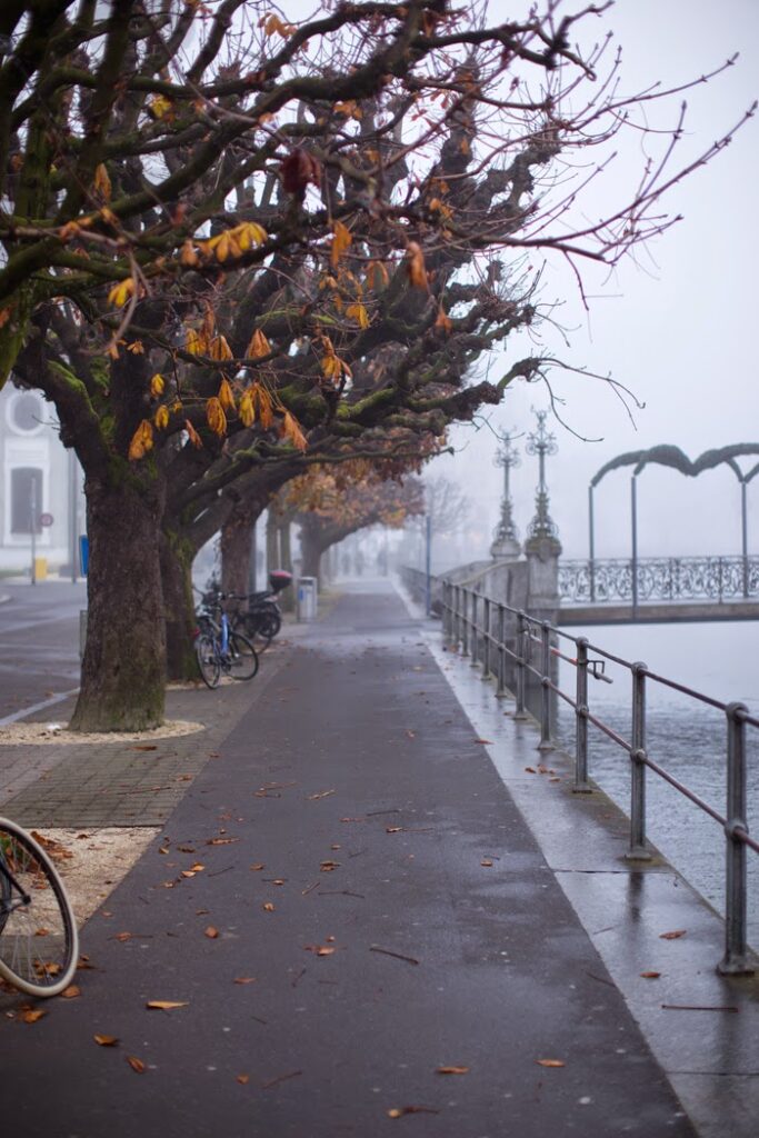 strolling along in lucerne, lakeside