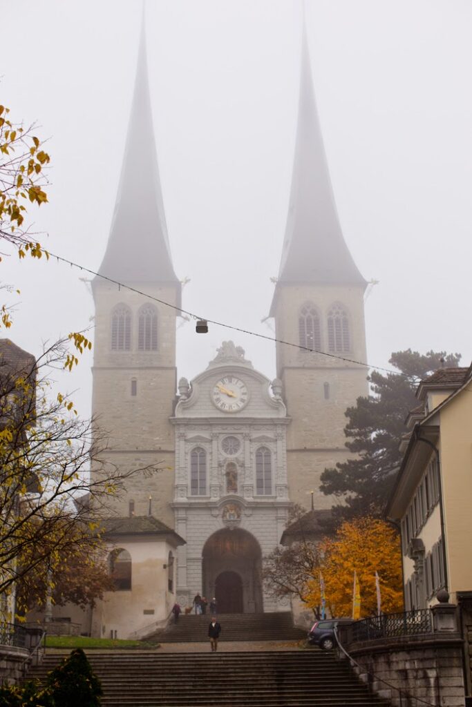 Lucerne church on the hill