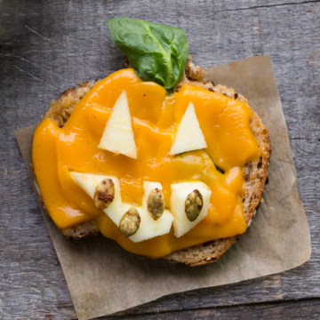 Halloween Bagels + Monster Mash Cream Cheese