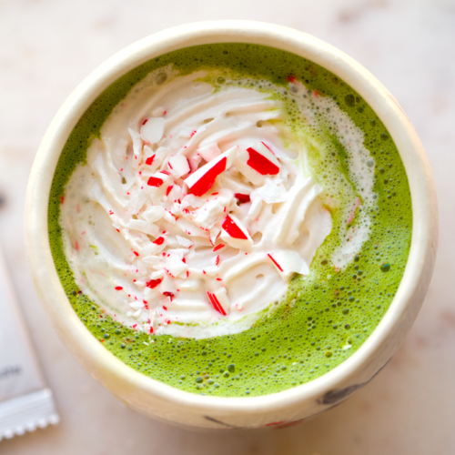 Easy Iced Matcha Latte - Celebrating Sweets