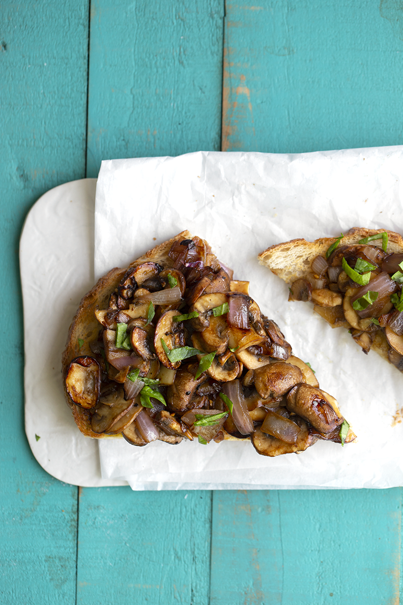 mushroom toast