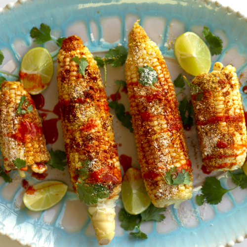 Mexican Street Corn Recipe - HealthyHappyLife.com