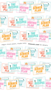 finding vegan meals - meal plans