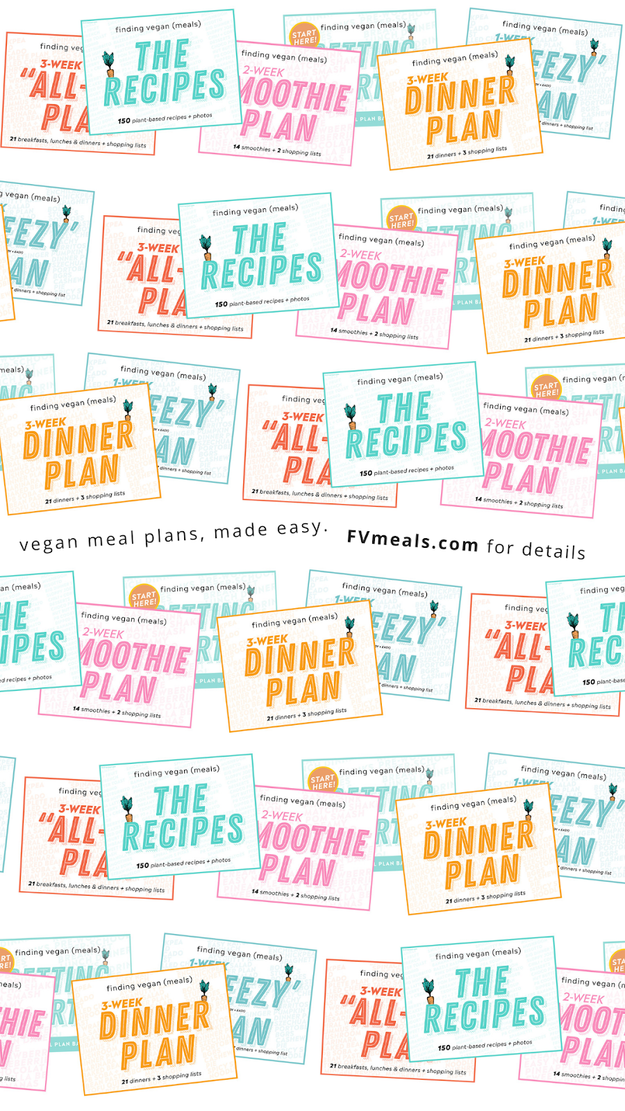 finding vegan meals - meal plans