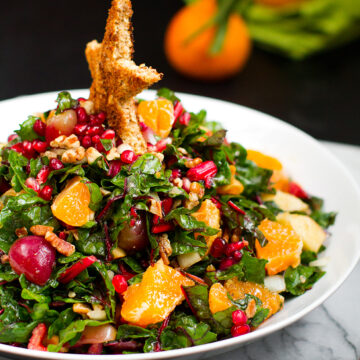 Christmas tree salad