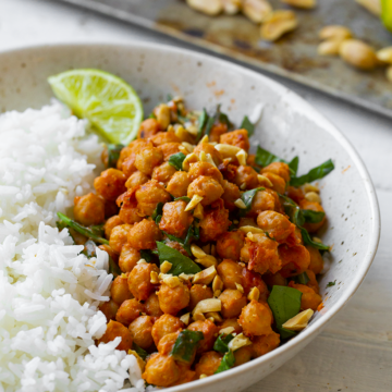 african peanut chickpeas