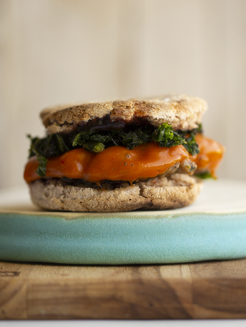 Vegan Breakfast Sandwich - Vegan Huggs