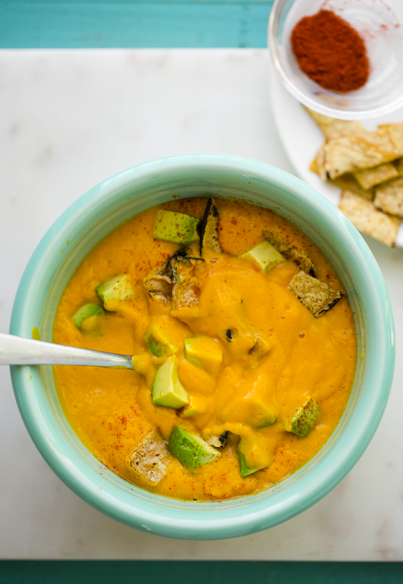 speedy sweet potato soup