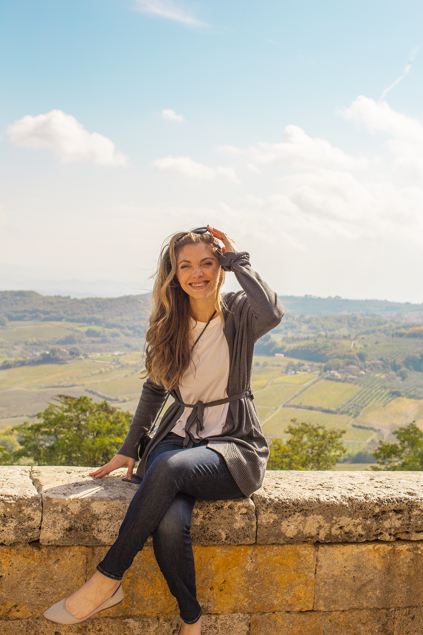 Kathy in Montepulciano Italy