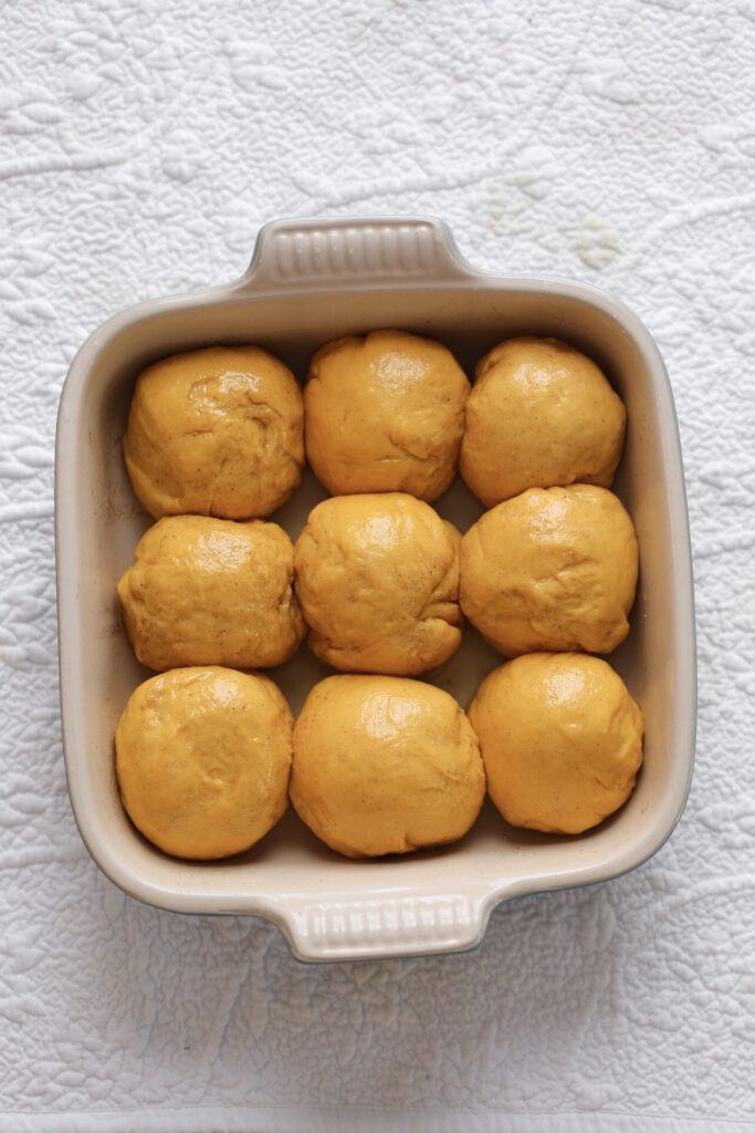 Soft Sweet Potato Rolls dough