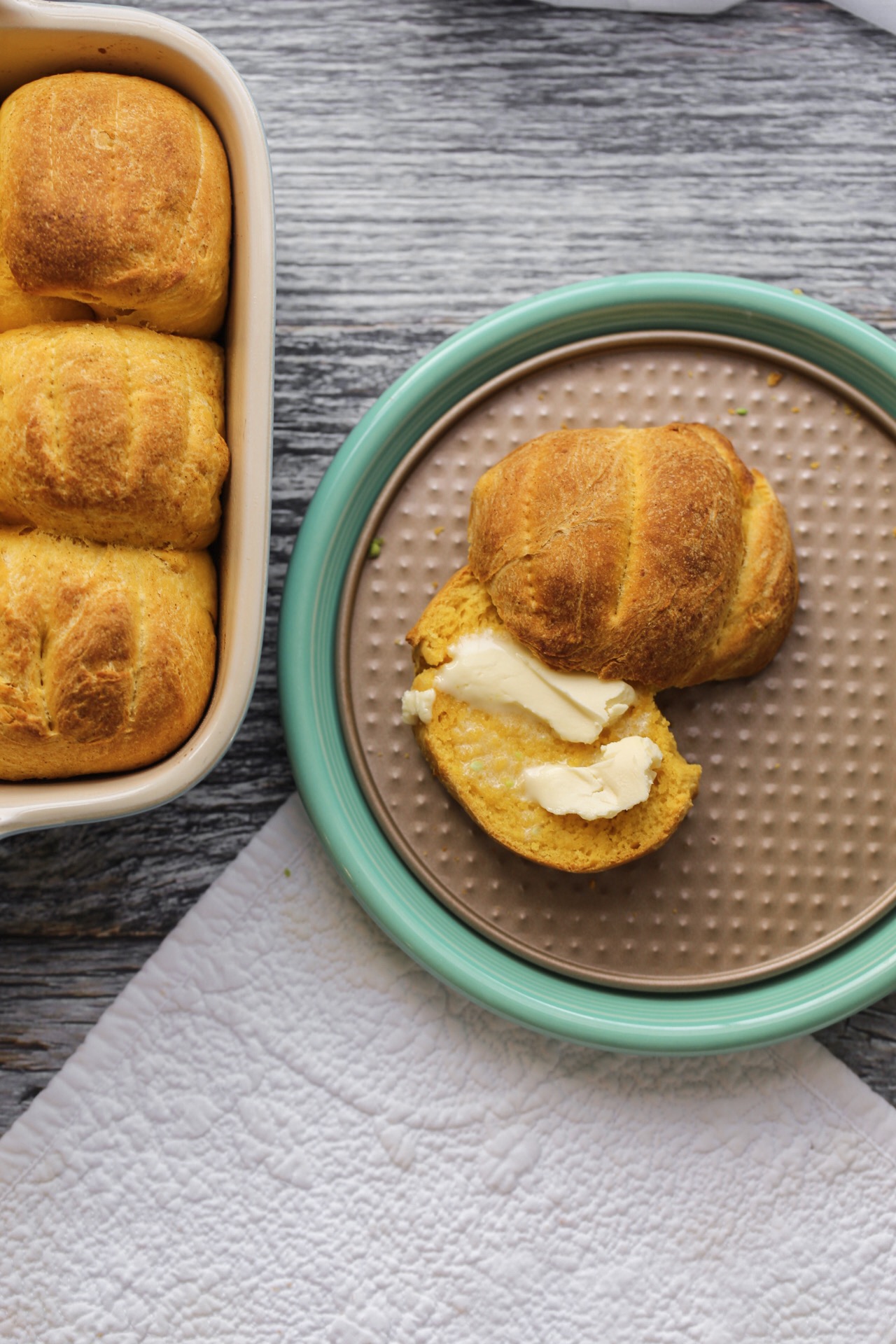 soft sweet potato rolls