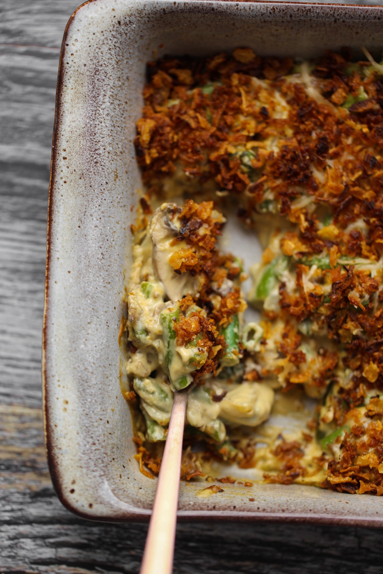 vegan green bean casserole