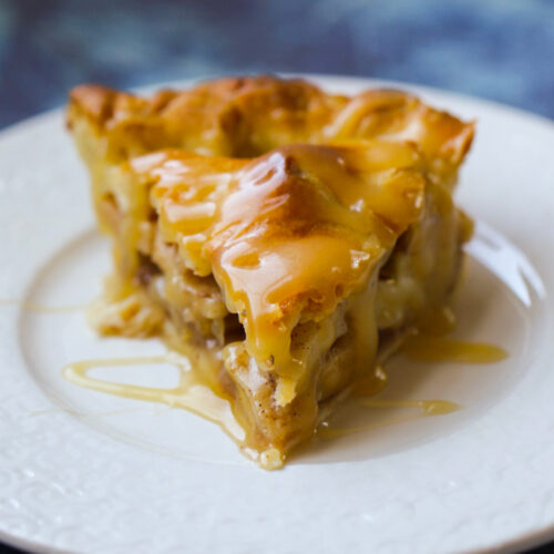 Vegan Caramel Apple Pie