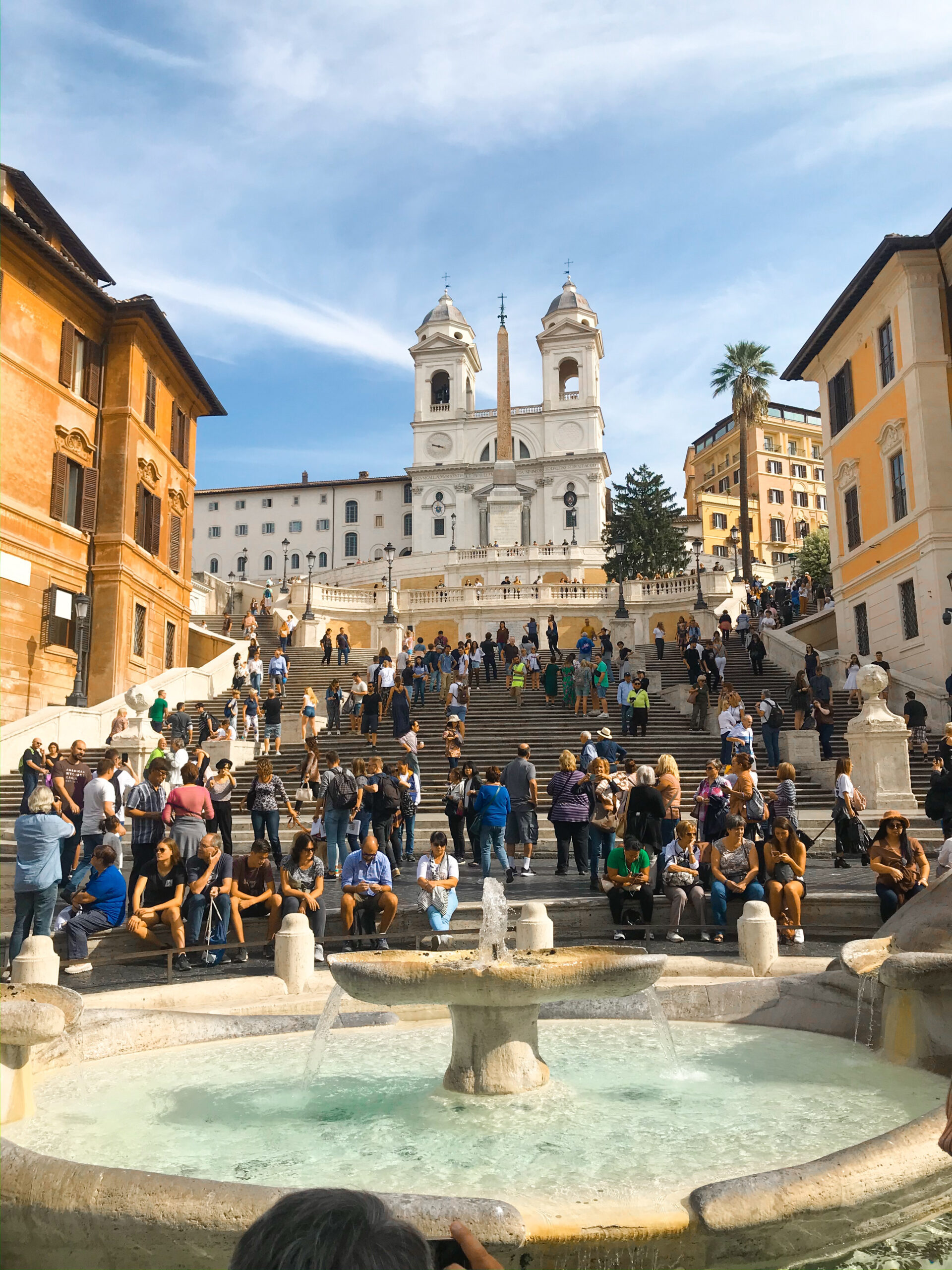 spanish steps daytime rome