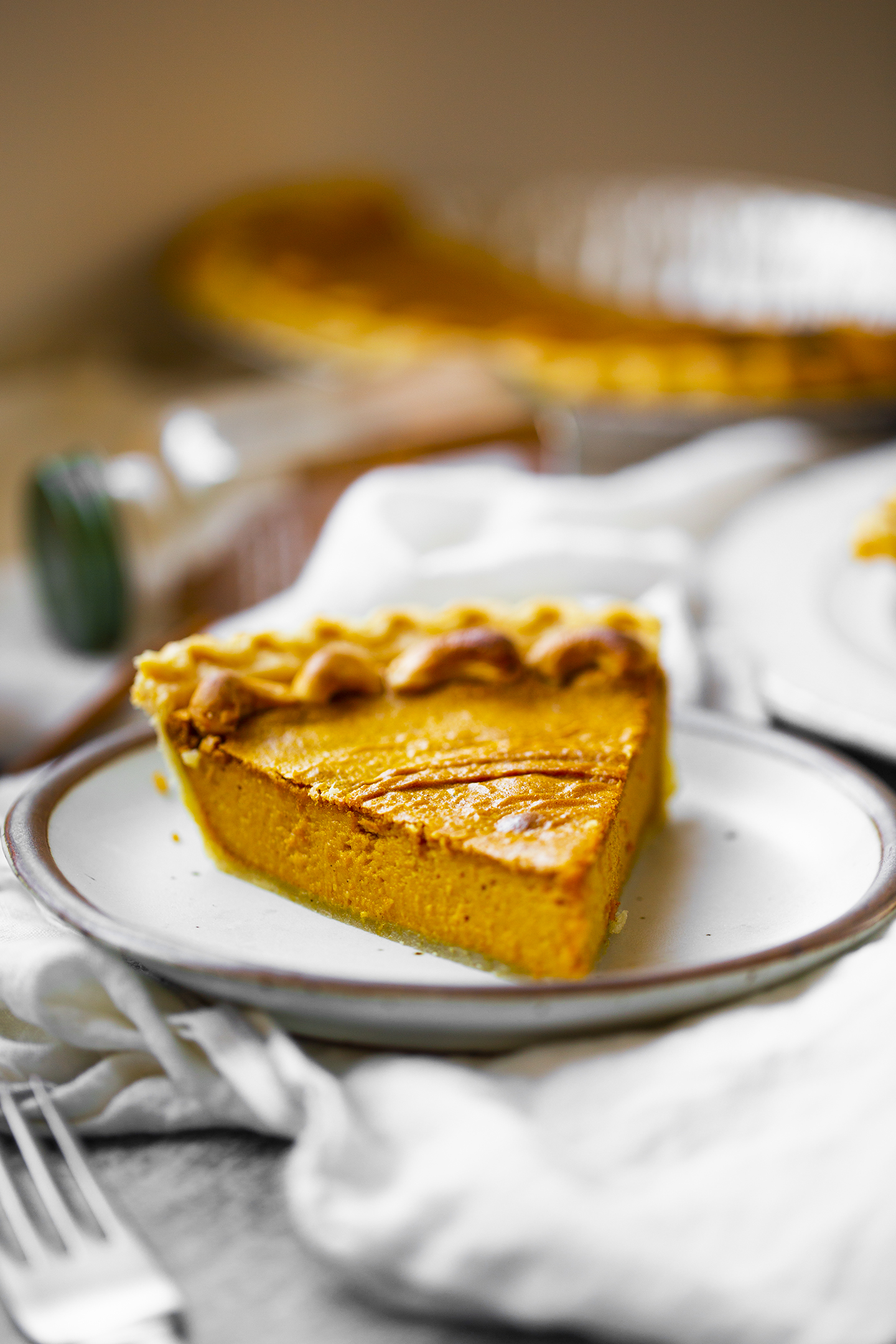 Two-Ingredient Pumpkin Pie - HealthyHappyLife.com