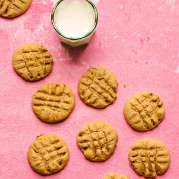 galletas de mantequilla de maní y arce