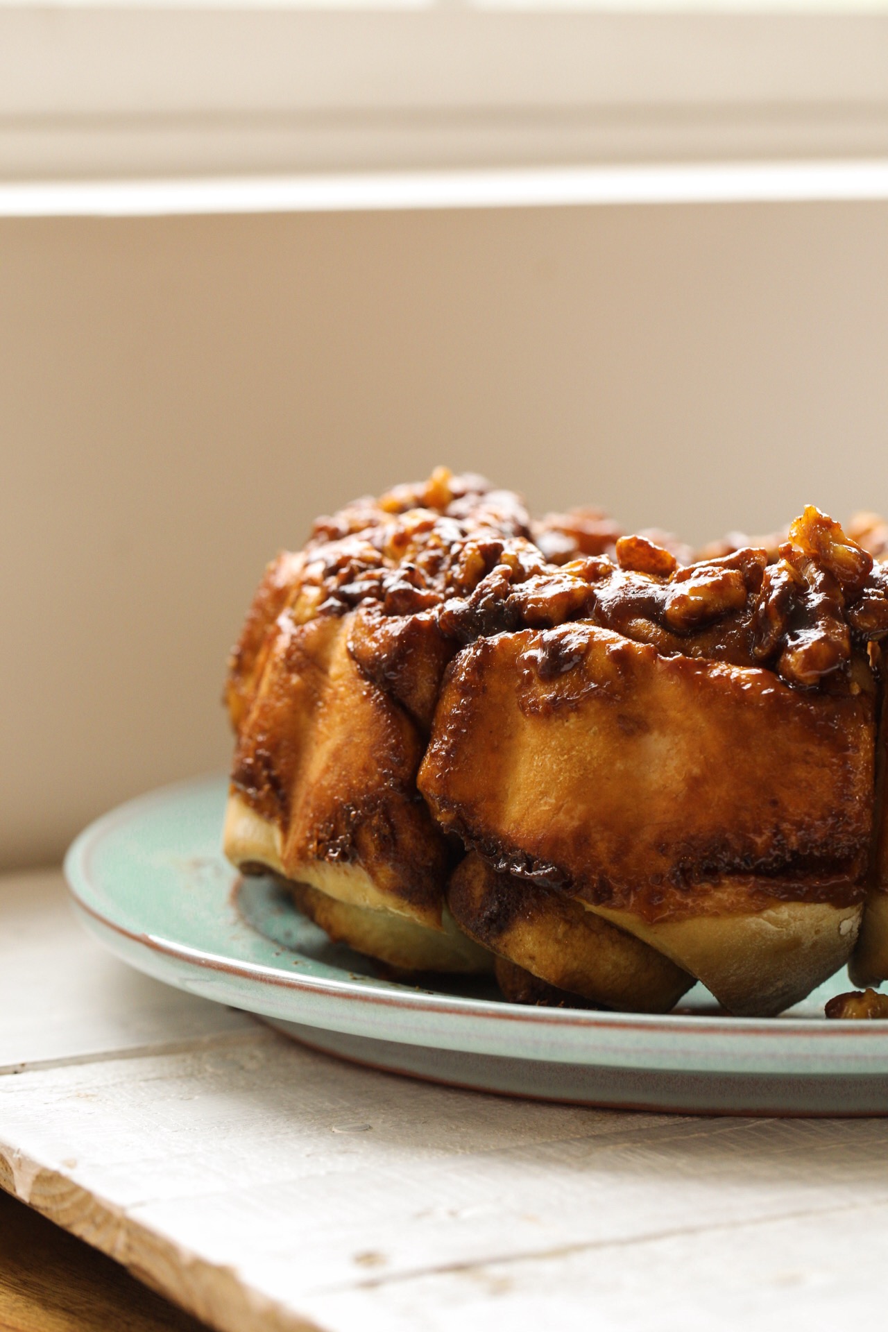 walnut sticky buns