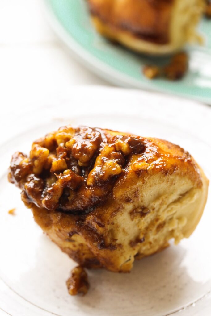 walnut sticky bun