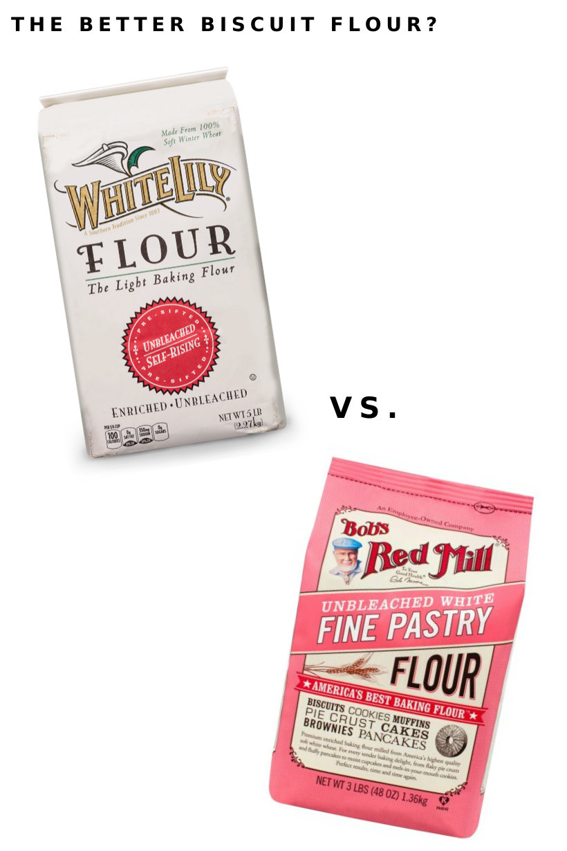 biscuit flours white lily vs bob's red mill