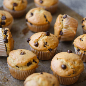 chocolate chip muffins