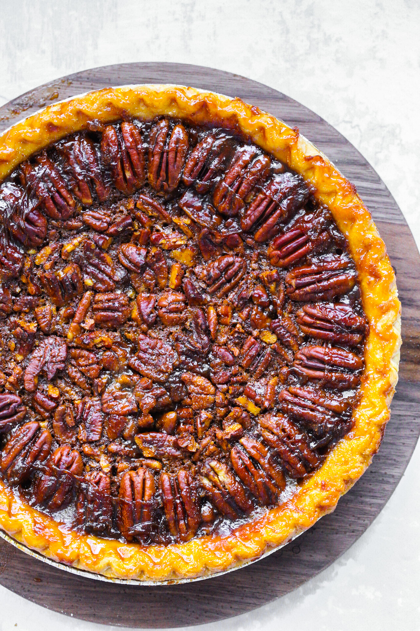 The Best Vegan Pecan Pie - HealthyHappyLife.com