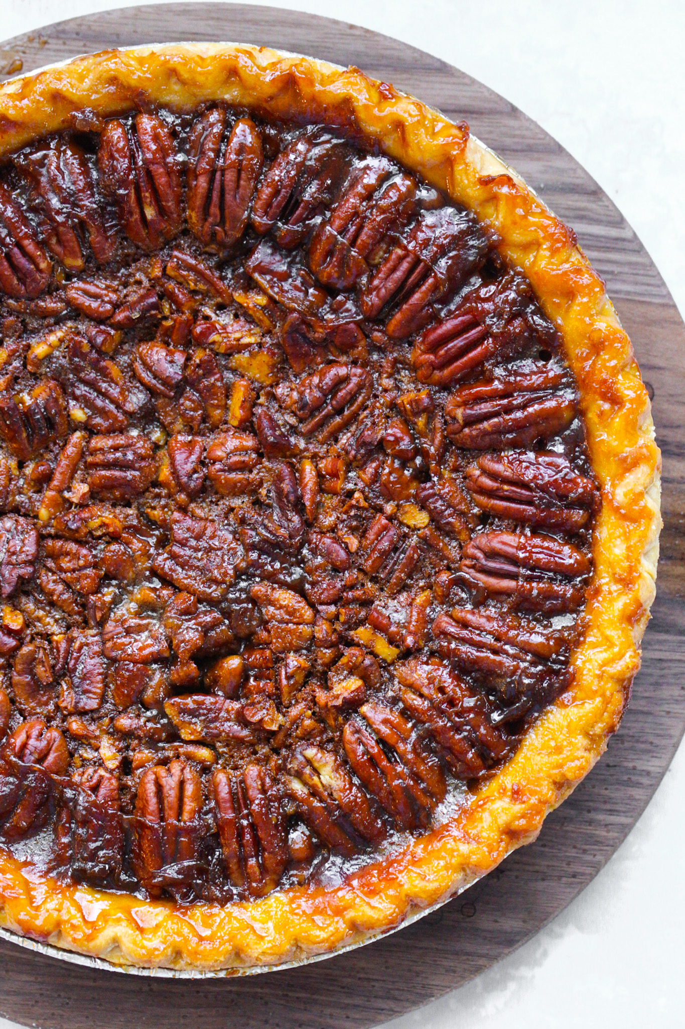 The Best Vegan Pecan Pie - HealthyHappyLife.com