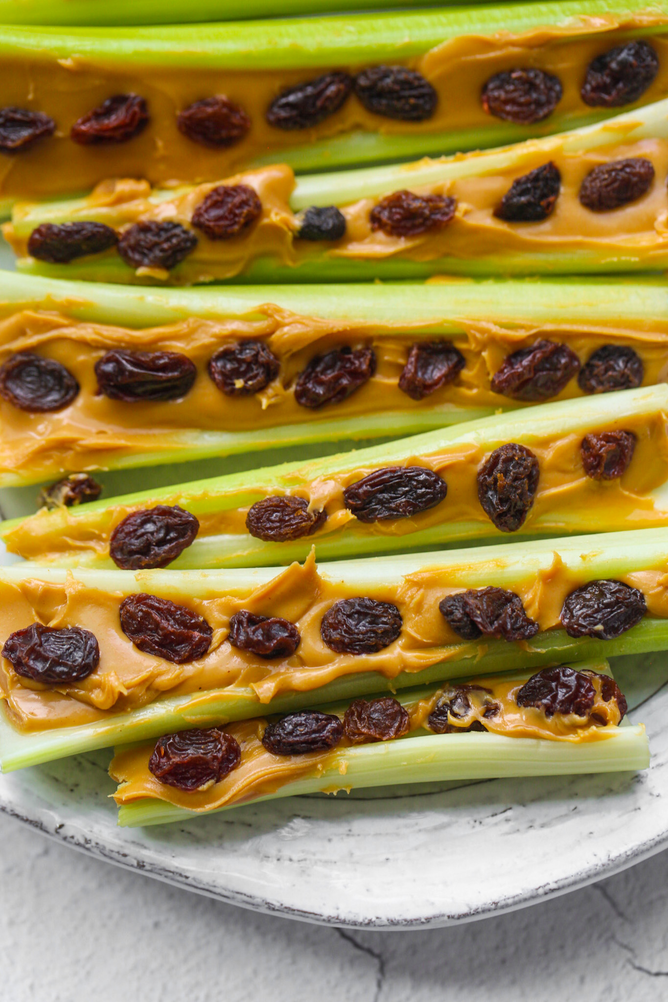 ants on a log snack