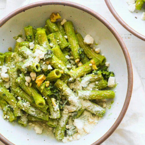 Kale Pesto Pasta - Vegan Recipe 