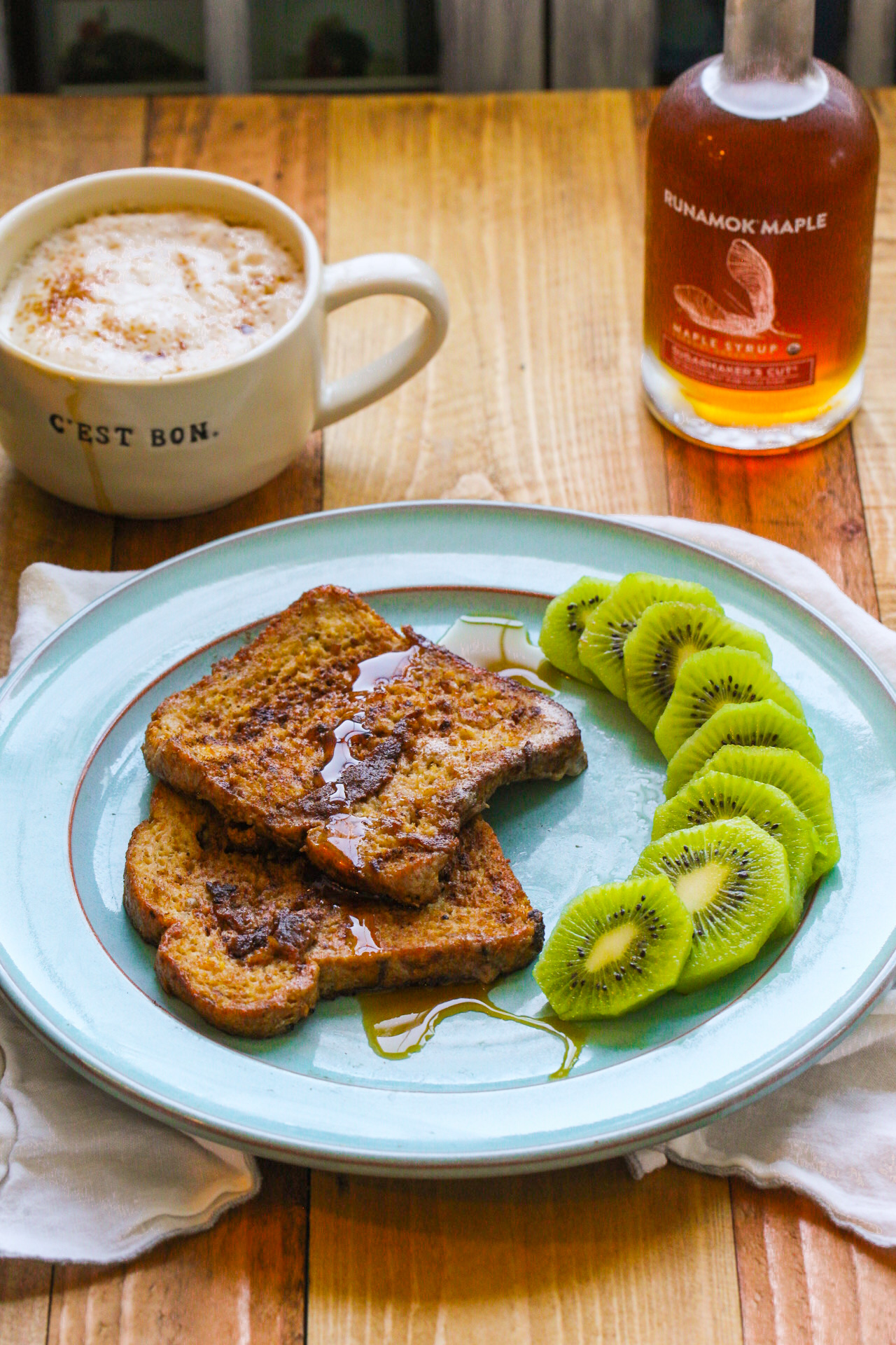 banana french toast breakfast