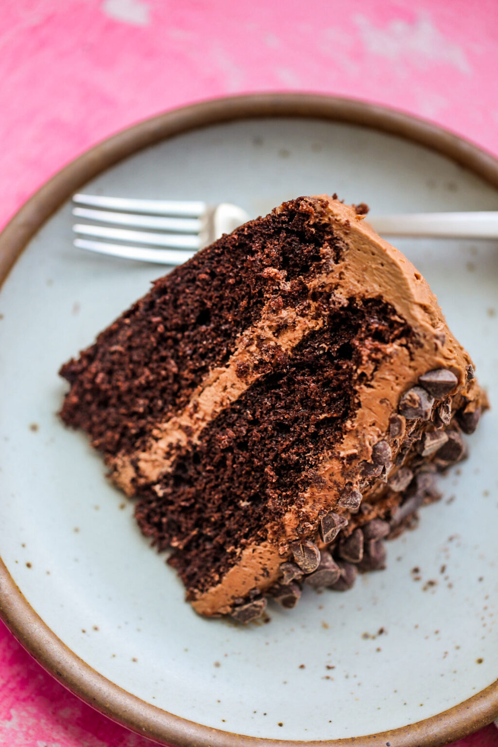 Classic Chocolate Layer Cake - Vegan Recipe - HealthyHappyLife.com