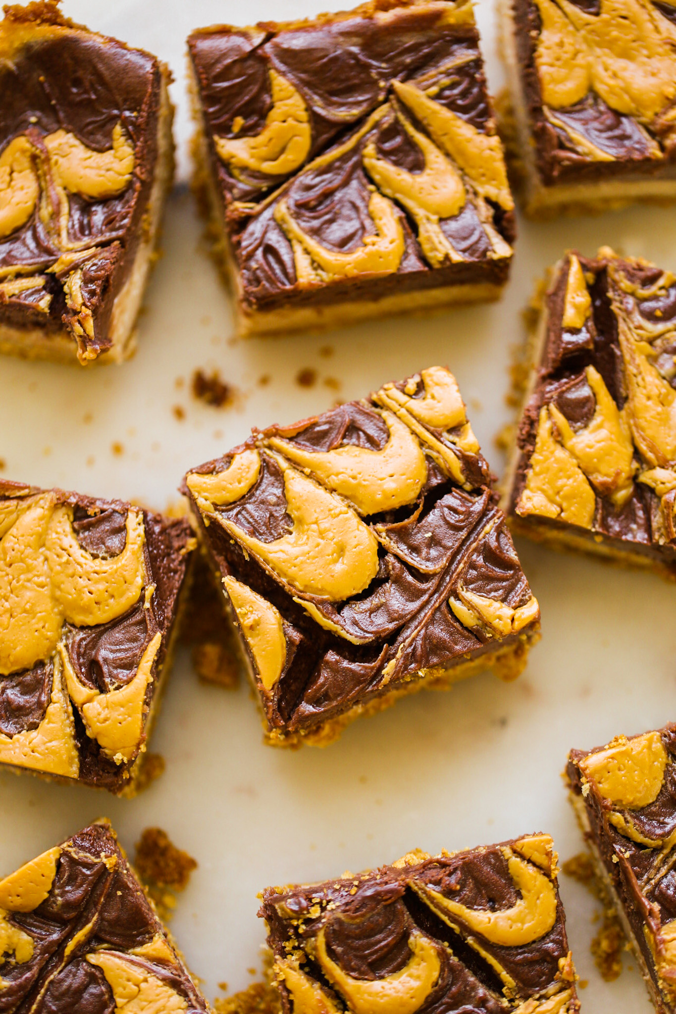 chocolate peanut butter cheesecake bites