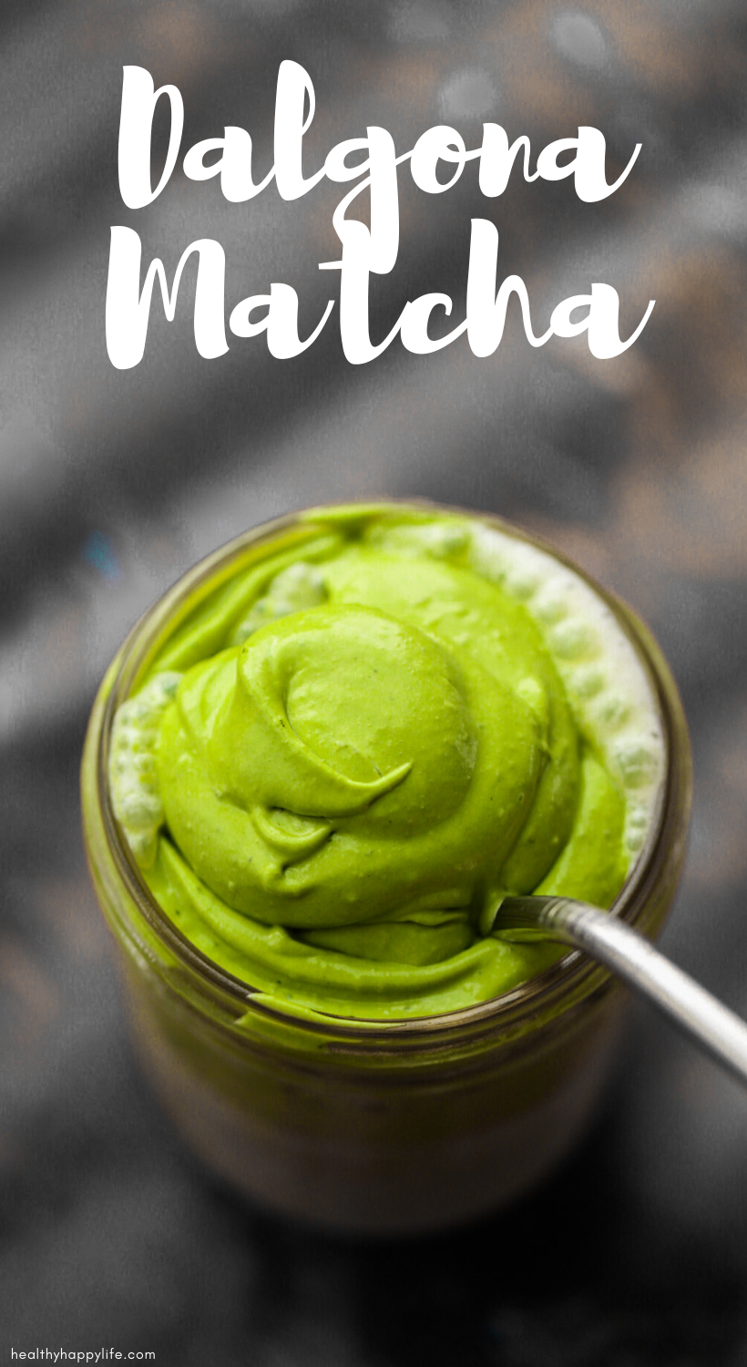 Dairy-Free Dalgona Matcha 