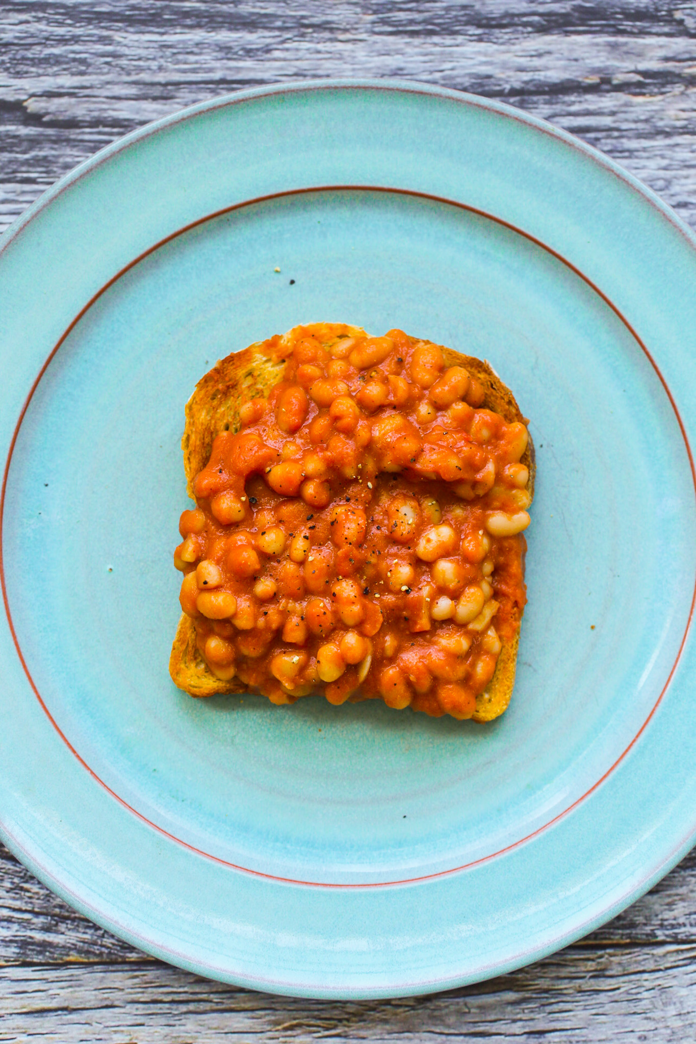 baked beans on toast