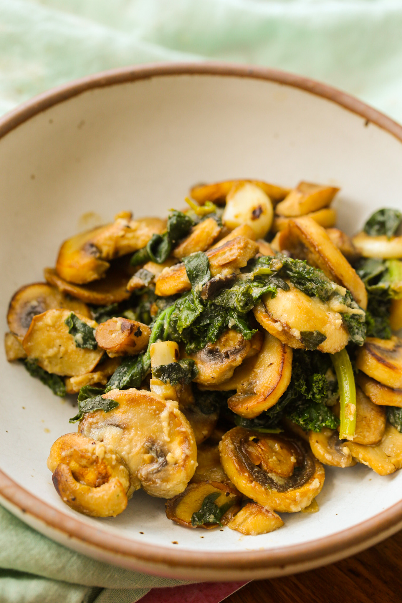 skillet mushrooms