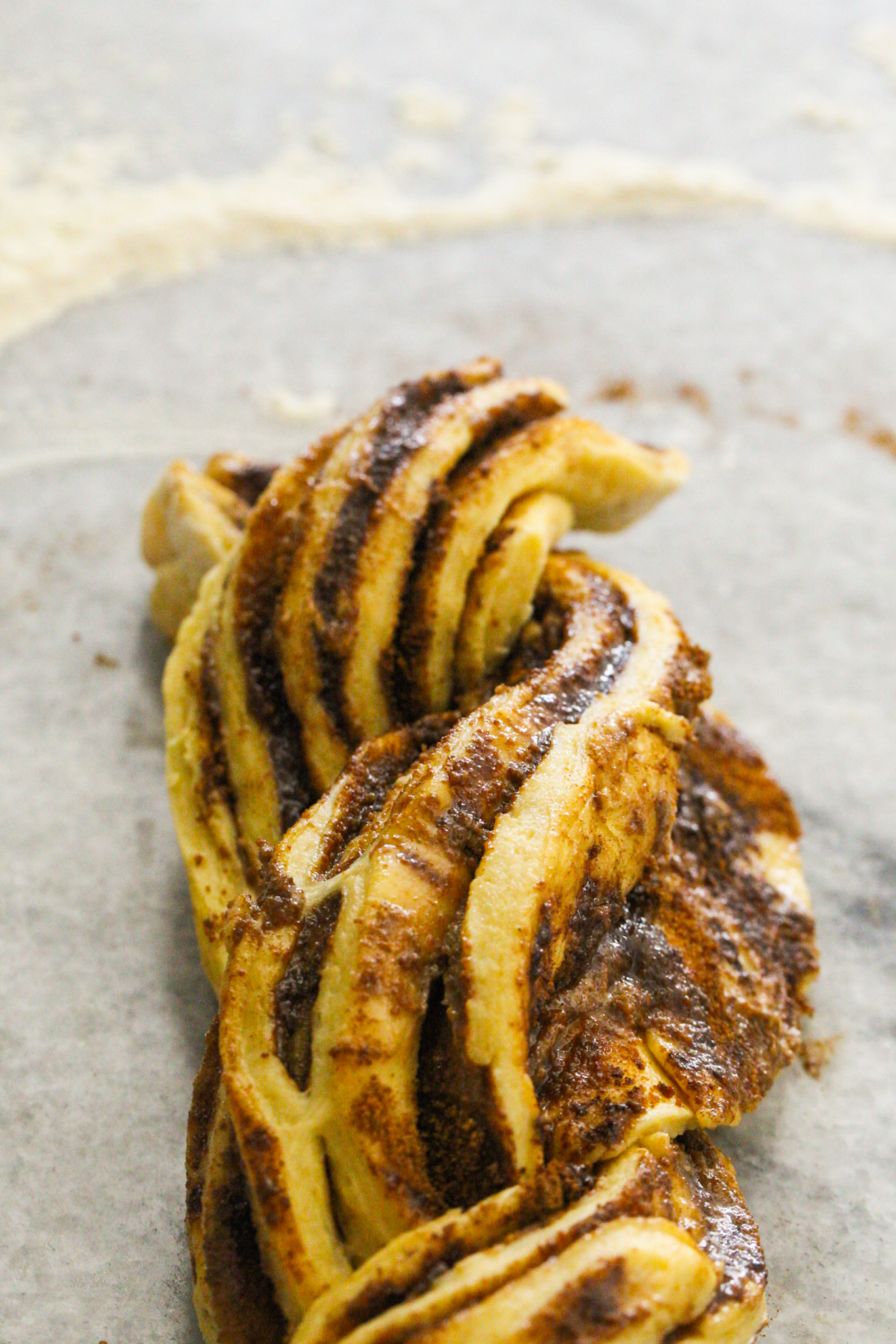 braided dough babka