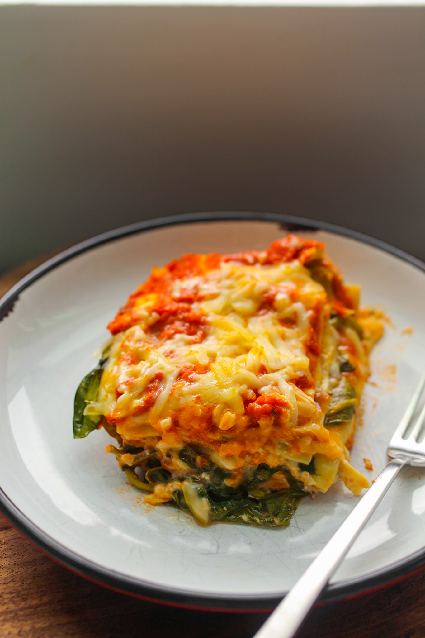 Spinach Mushroom Lasagna