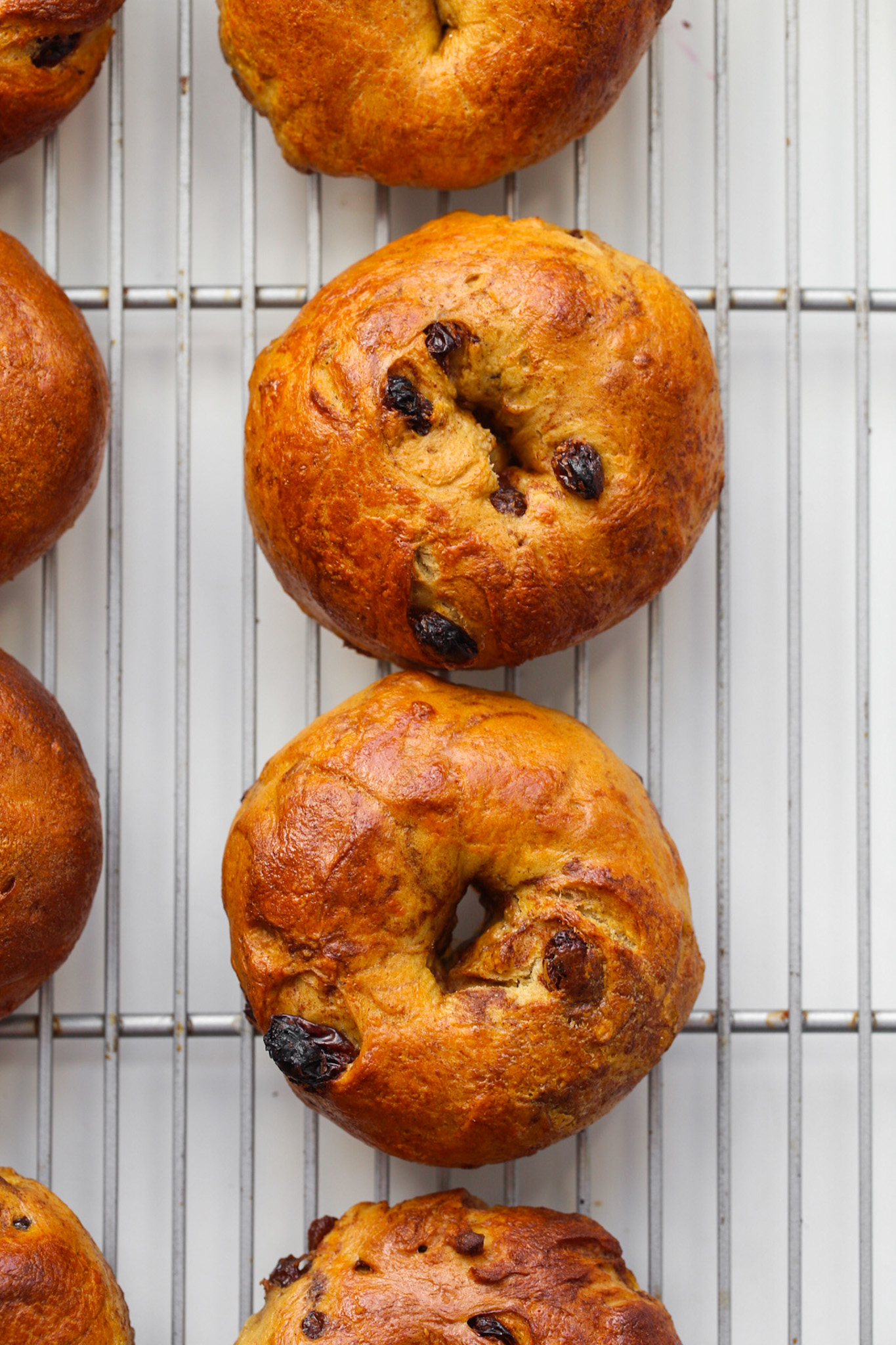 Bagels aux raisins à la cannelle