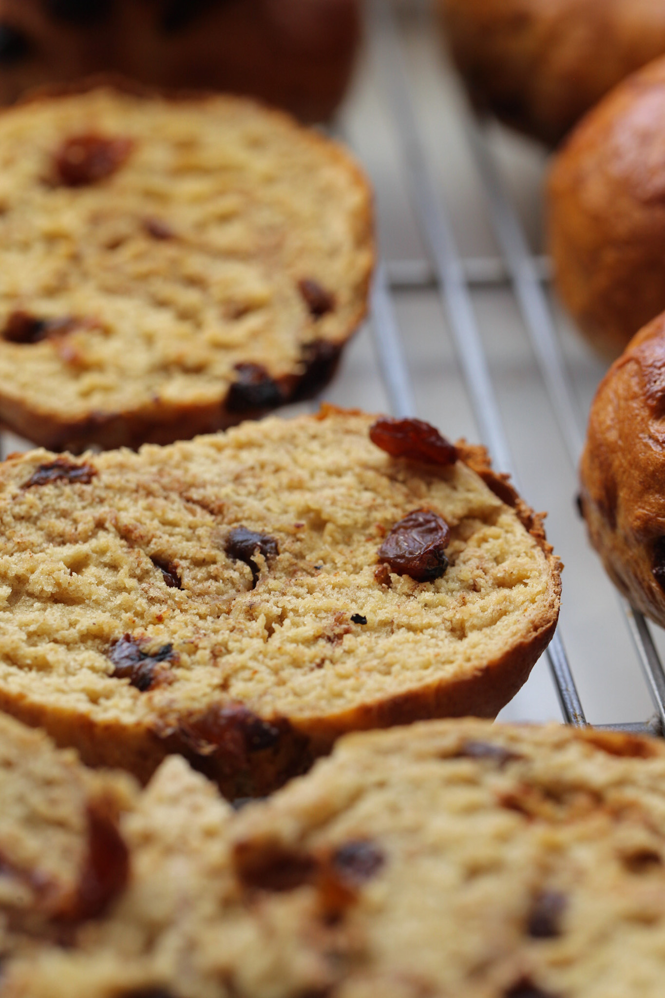 Geschnittene Bagels