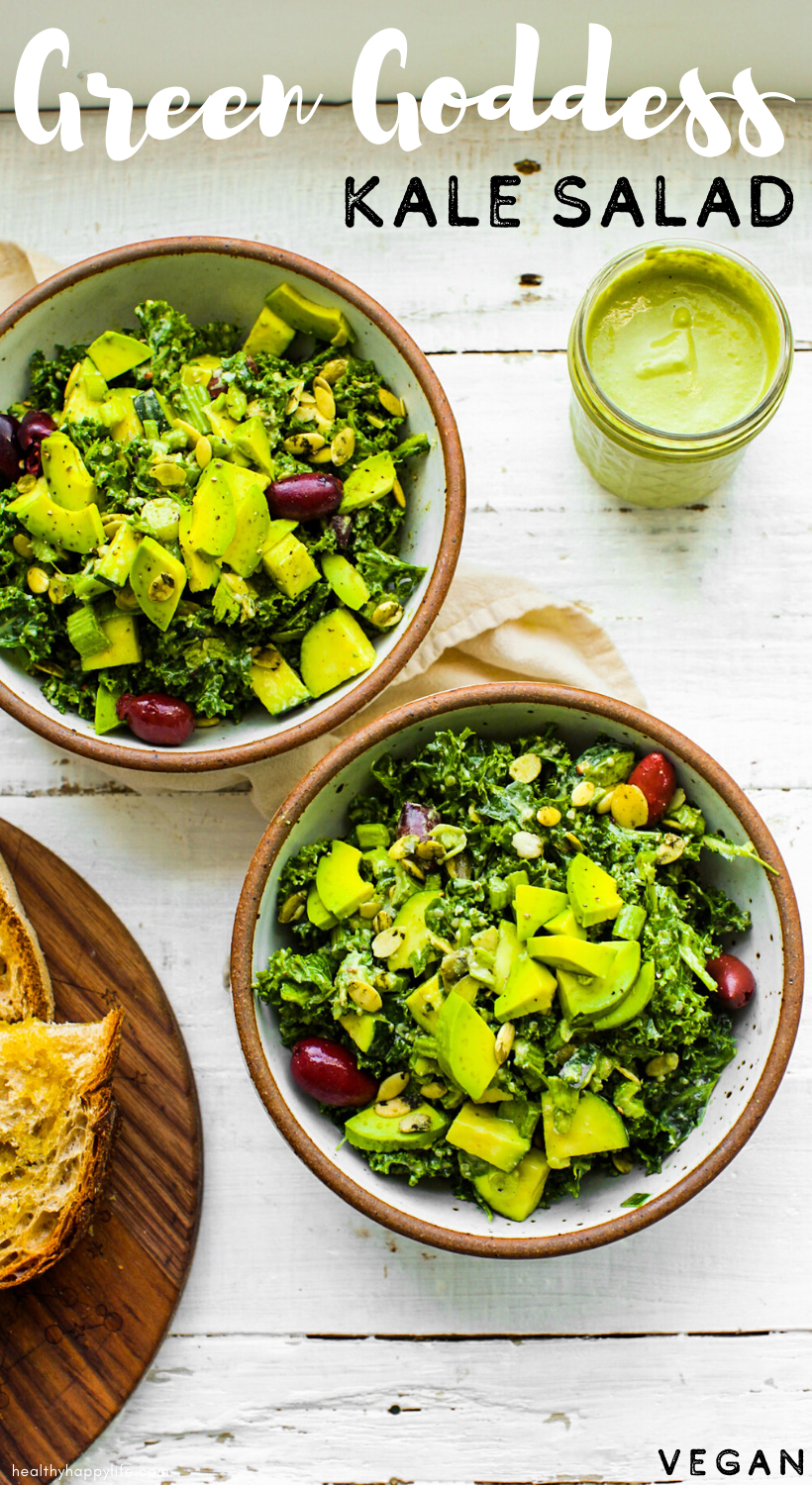 Ultimate Green Goddess Salad pin